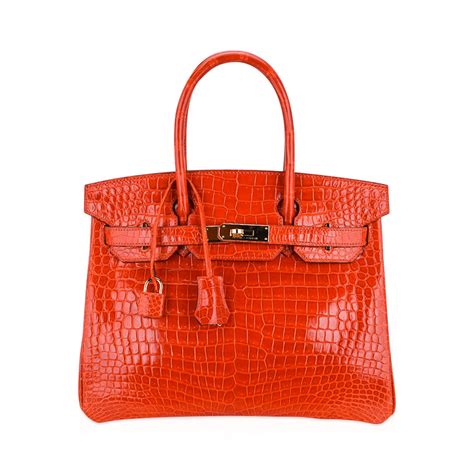 orange poppy croc hermes|Hermès Orange Poppy Shiny Porosus Crocodile Kelly Cut Gold .